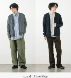 RE MADE IN TOKYO JAPAN / Dress Wool Knit Round Cut Cardigan