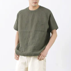 RE MADE IN TOKYO JAPAN / French Linen T-Shirt