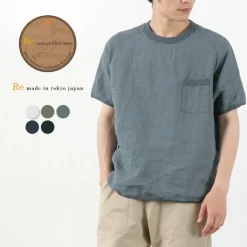 RE MADE IN TOKYO JAPAN / French Linen T-Shirt