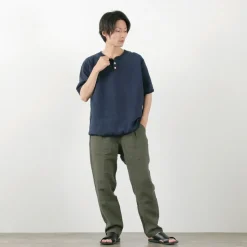 RE MADE IN TOKYO JAPAN / French Linen Tucked Pants