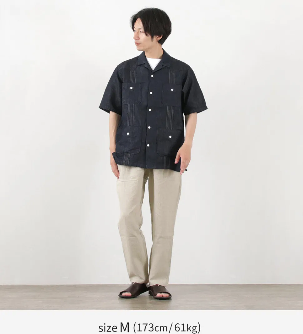 RE MADE IN TOKYO JAPAN / French Linen Tucked Pants