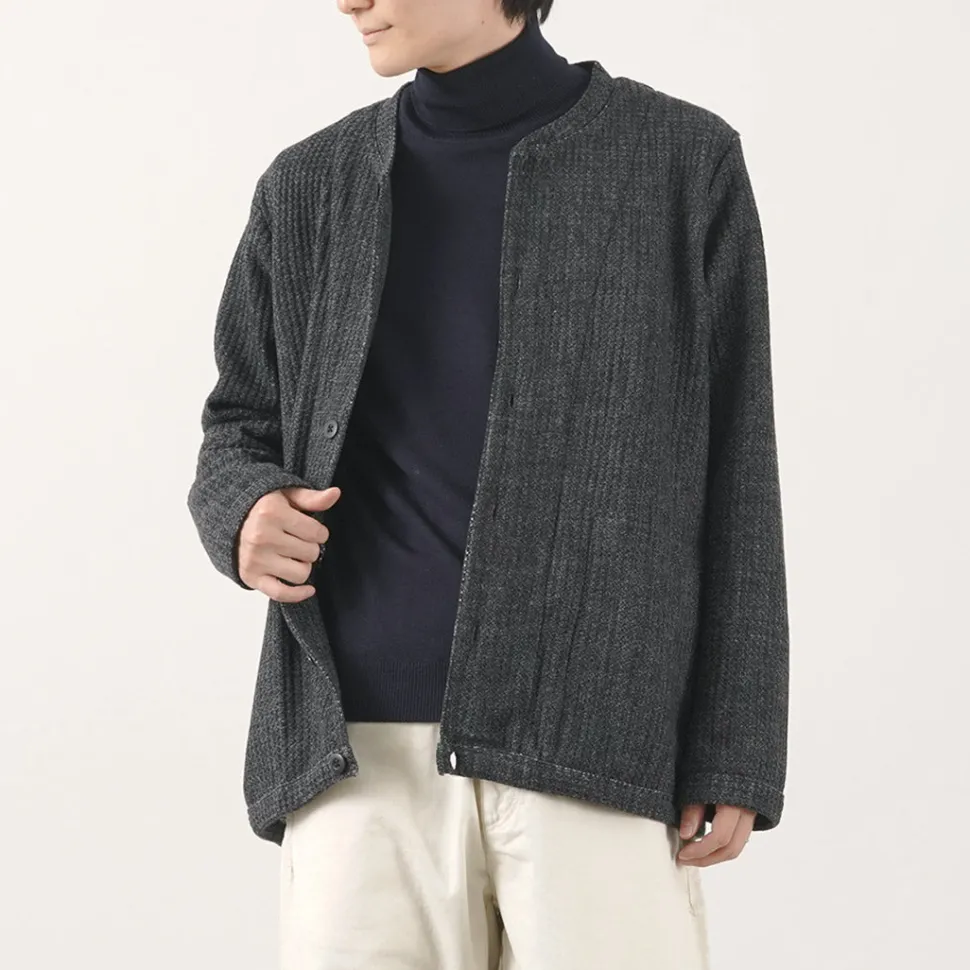 RE MADE IN TOKYO JAPAN / Glen Check Fleece Cardigan