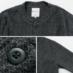 RE MADE IN TOKYO JAPAN / Glen Check Fleece Cardigan