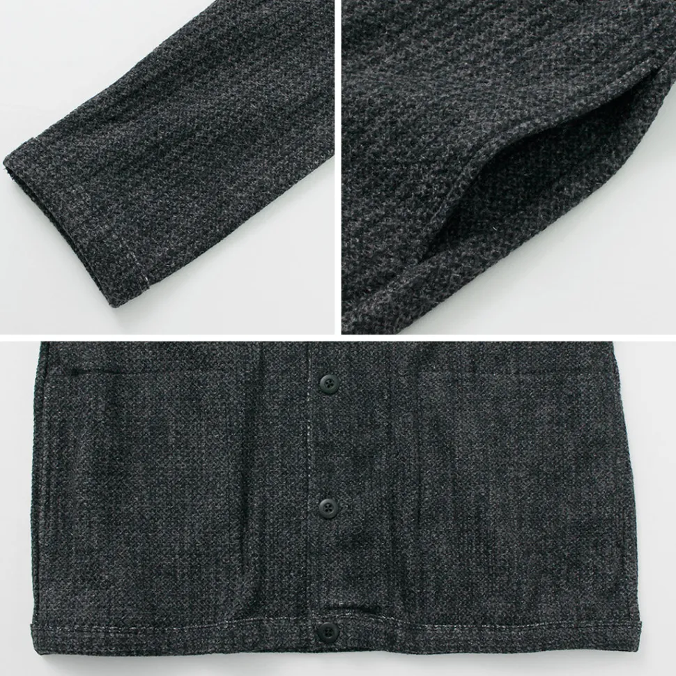 RE MADE IN TOKYO JAPAN / Glen Check Fleece Cardigan