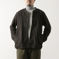 RE MADE IN TOKYO JAPAN / Glen Check Fleece Cardigan