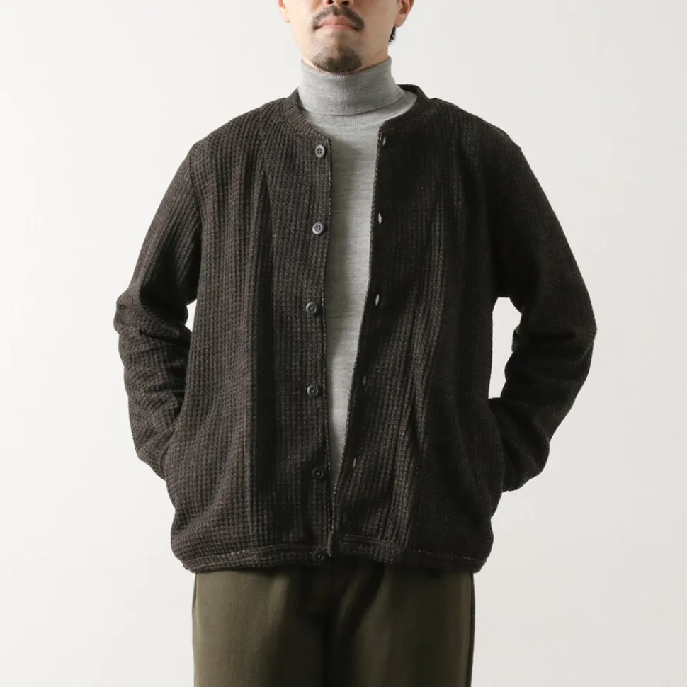 RE MADE IN TOKYO JAPAN / Glen Check Fleece Cardigan