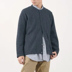 RE MADE IN TOKYO JAPAN / Glen Check Fleece Cardigan