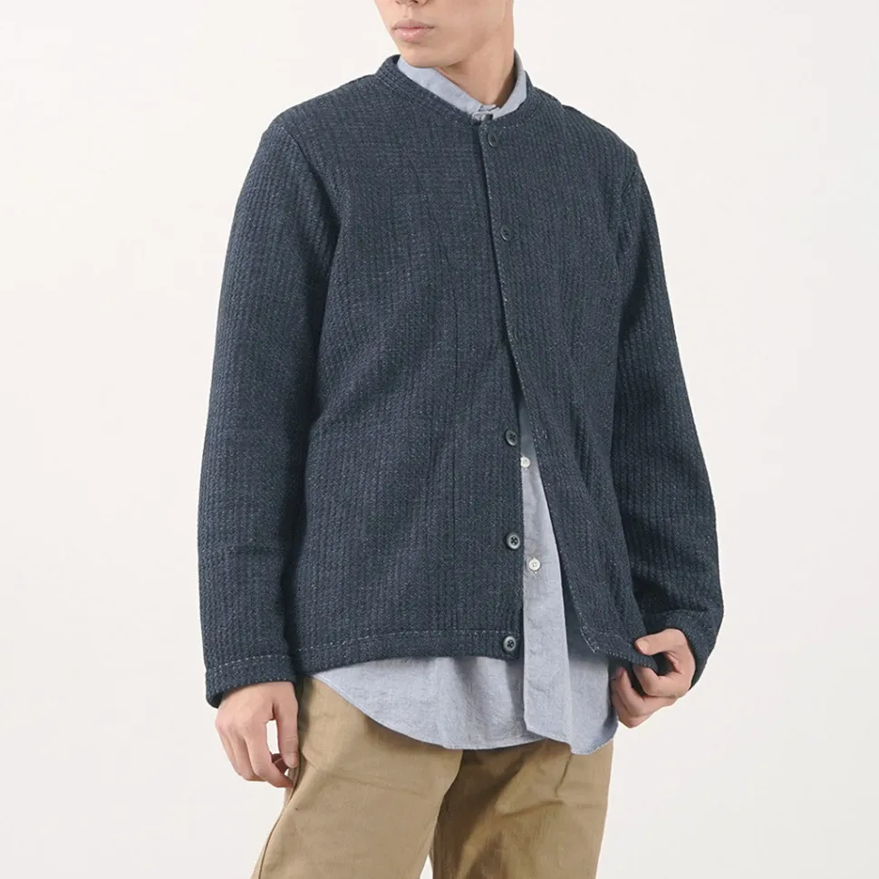 RE MADE IN TOKYO JAPAN / Glen Check Fleece Cardigan