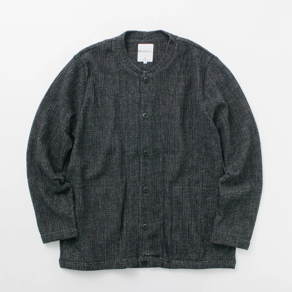 RE MADE IN TOKYO JAPAN / Glen Check Fleece Cardigan