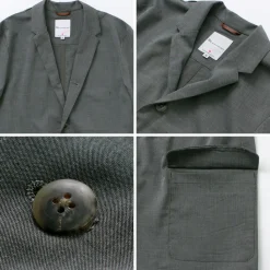 RE MADE IN TOKYO JAPAN / High Twist Tro Dress Jacket