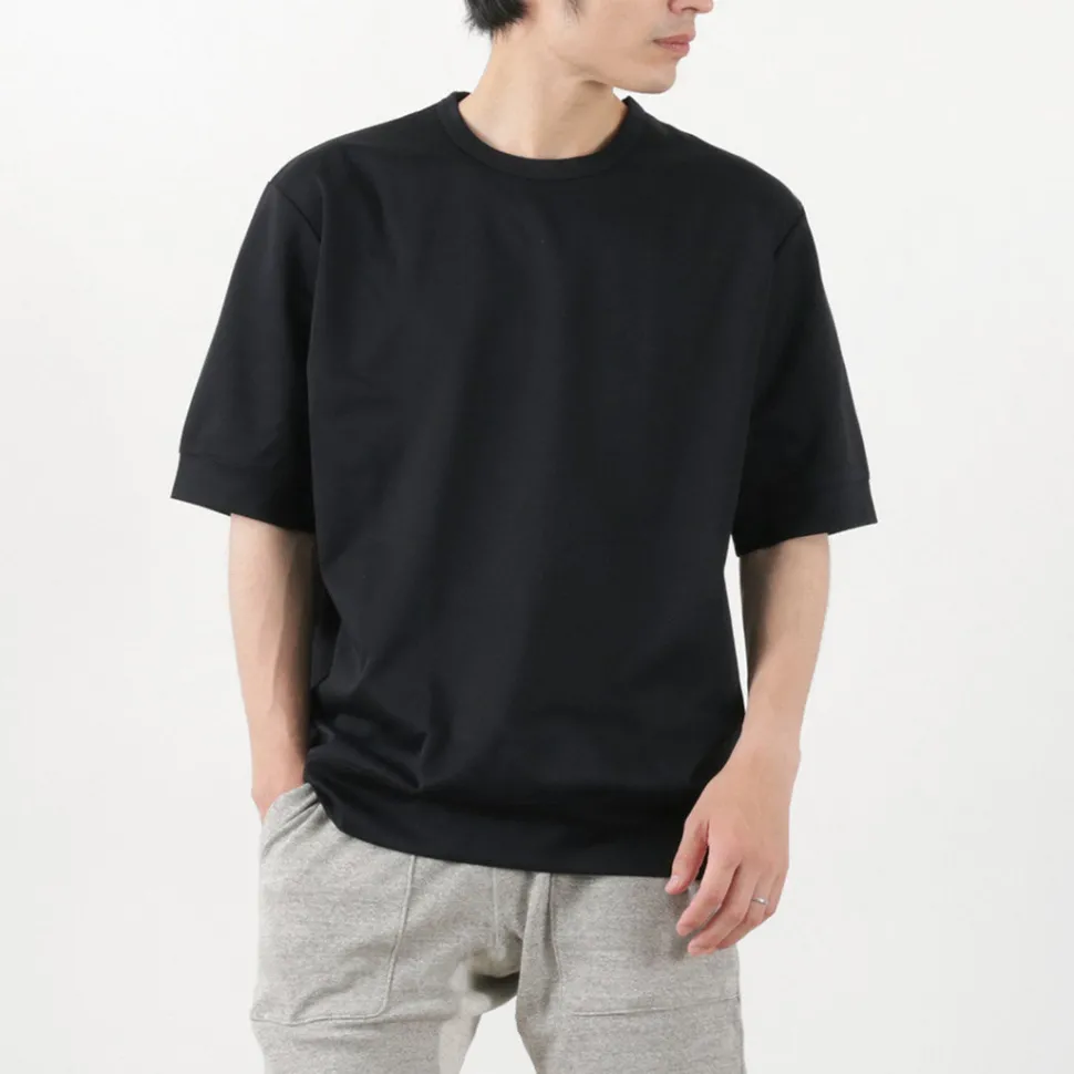 RE MADE IN TOKYO JAPAN / Half Sleeve Wide Dress T-Shirt