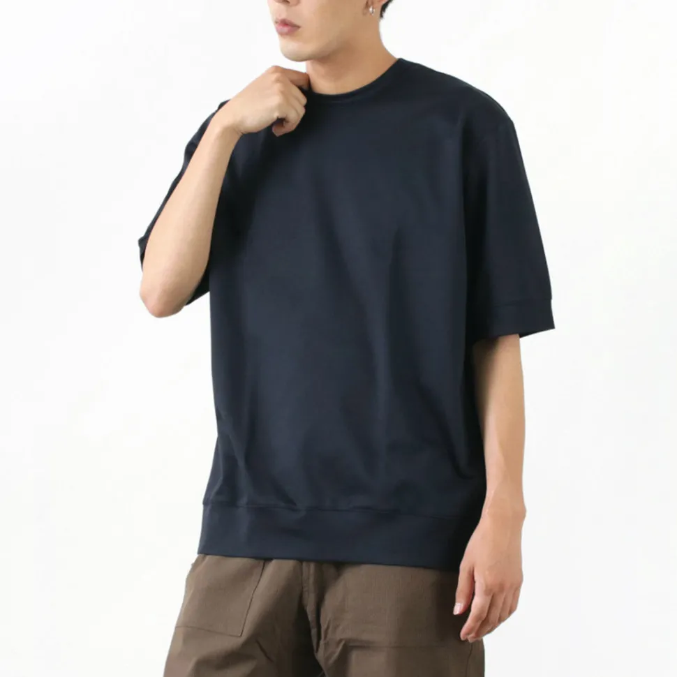 RE MADE IN TOKYO JAPAN / Half Sleeve Wide Dress T-Shirt