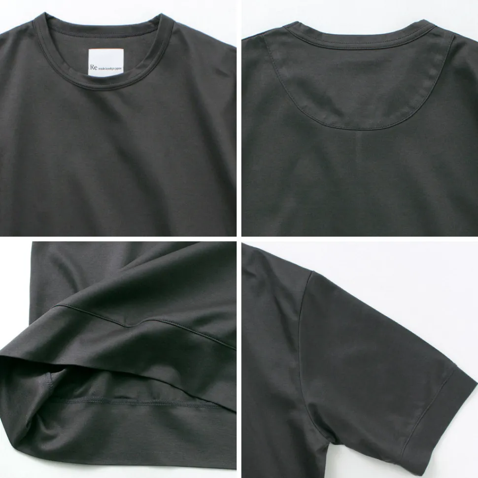 RE MADE IN TOKYO JAPAN / Half Sleeve Wide Dress T-Shirt