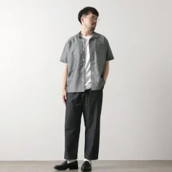 RE MADE IN TOKYO JAPAN / Herdmans Linen Open Collar Shirt