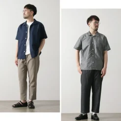RE MADE IN TOKYO JAPAN / Herdmans Linen Open Collar Shirt