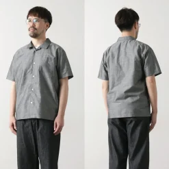 RE MADE IN TOKYO JAPAN / Herdmans Linen Open Collar Shirt