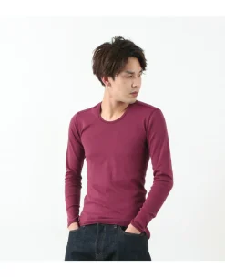 RE MADE IN TOKYO JAPAN / Long Sleeve Perfect Innerwear U Neck