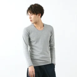 RE MADE IN TOKYO JAPAN / Long Sleeve Perfect Innerwear U Neck