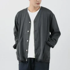 RE MADE IN TOKYO JAPAN / Linen Coolmax Shirt Cardigan