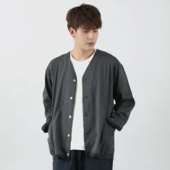 RE MADE IN TOKYO JAPAN / Linen Coolmax Shirt Cardigan