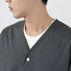 RE MADE IN TOKYO JAPAN / Linen Coolmax Shirt Cardigan