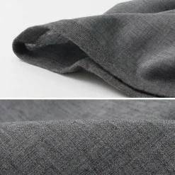 RE MADE IN TOKYO JAPAN / Linen Canvas Henry Neck T-Shirt