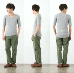 RE MADE IN TOKYO JAPAN / Perfect Inner Half Sleeve U-Neck