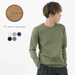 RE MADE IN TOKYO JAPAN / Perfect Inner Giza Cotton Crew T-shirt