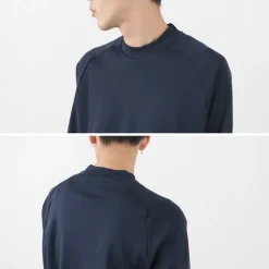 RE MADE IN TOKYO JAPAN / Perfect Inner Giza Mock Neck Long Sleeve T-Shirt