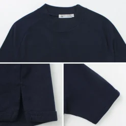 RE MADE IN TOKYO JAPAN / Perfect Inner Giza Mock Neck Half Sleeve T-Shirt