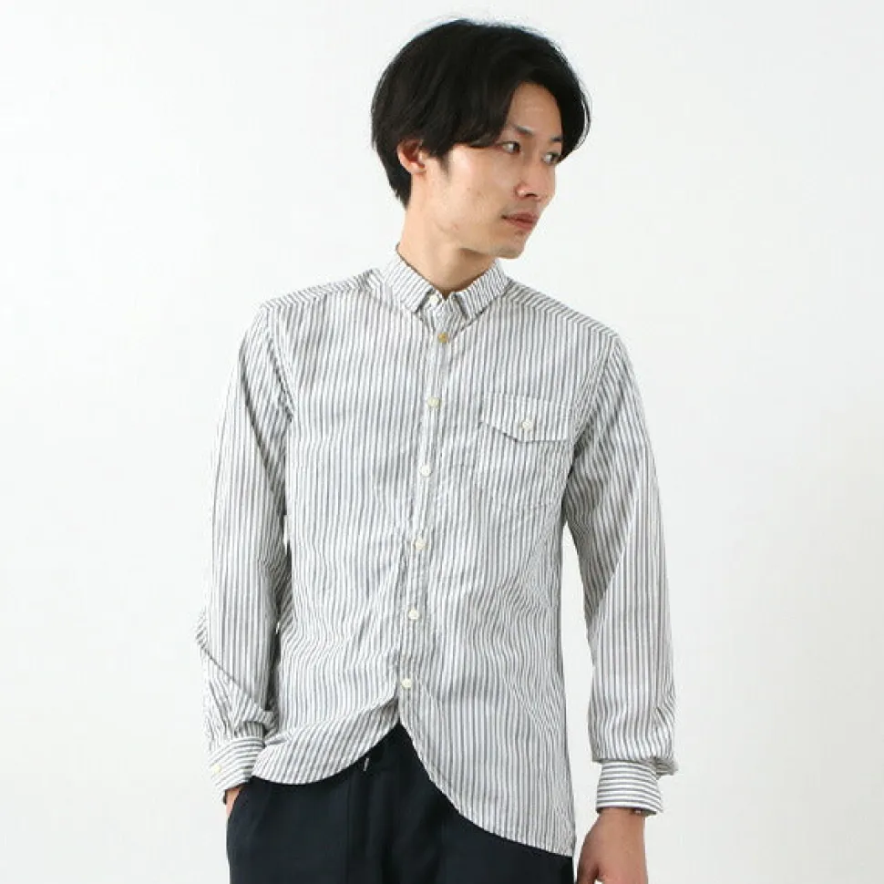 RE MADE IN TOKYO JAPAN / Supima Typewriter Round Hem Shirt