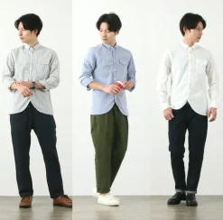 RE MADE IN TOKYO JAPAN / Supima Typewriter Round Hem Shirt