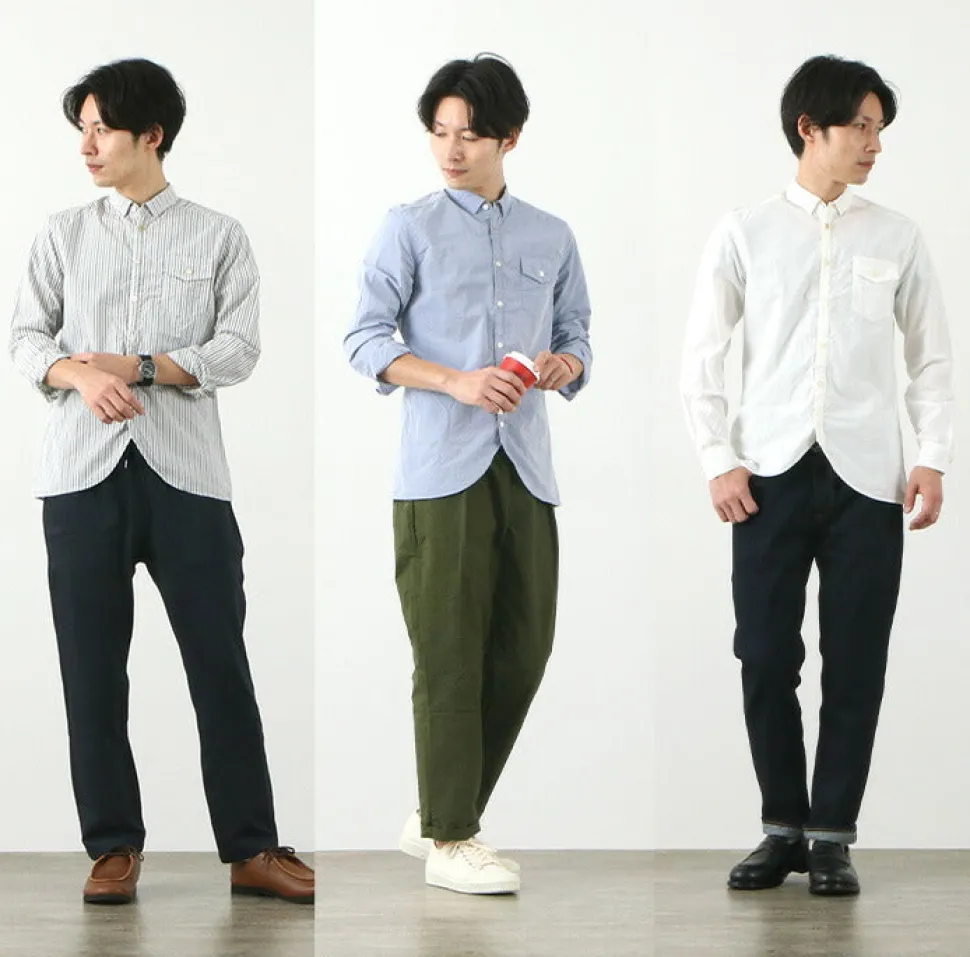 RE MADE IN TOKYO JAPAN / Supima Typewriter Round Hem Shirt