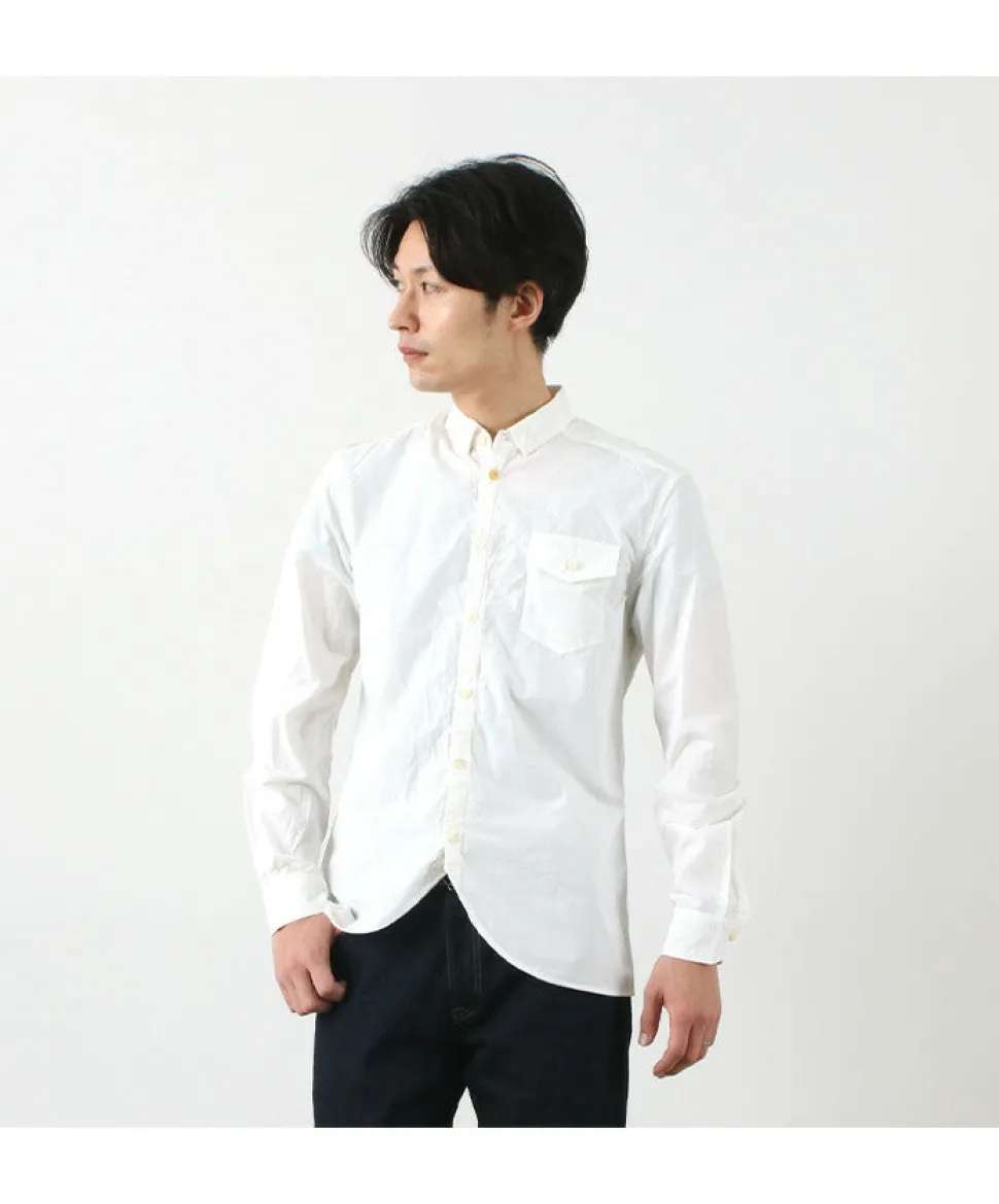 RE MADE IN TOKYO JAPAN / Supima Typewriter Round Hem Shirt