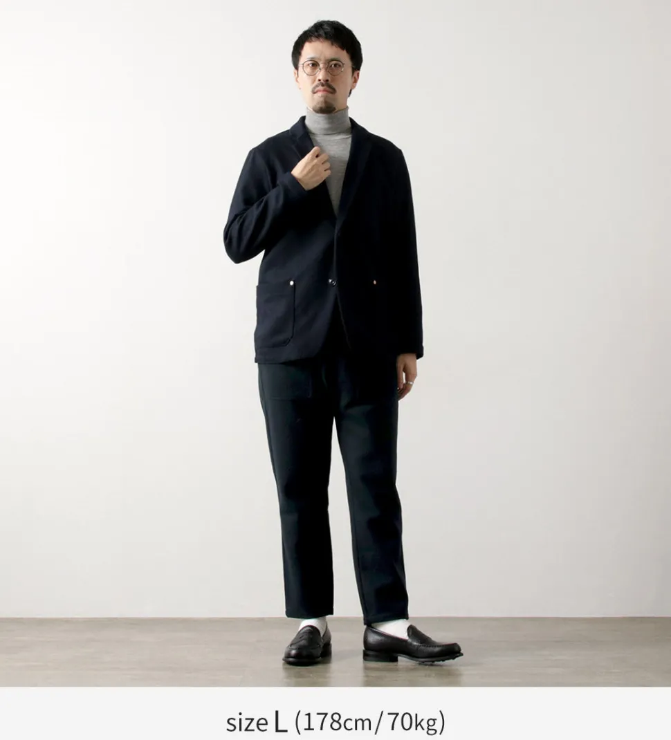 RE MADE IN TOKYO JAPAN / Super 140 Wool Melton Easy Slacks