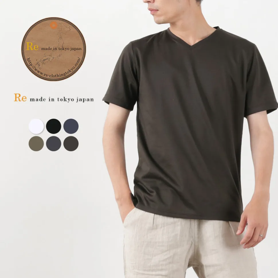 RE MADE IN TOKYO JAPAN / Tokyo Made Dress T-Shirt V-Neck