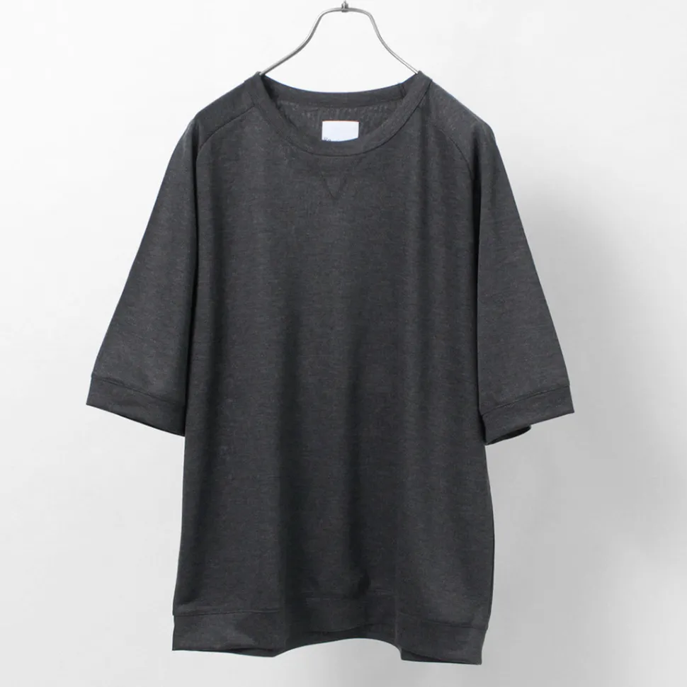 RE MADE IN TOKYO JAPAN / Viscose knit wide T-shirt