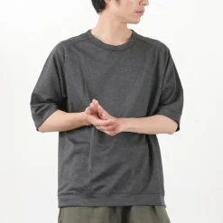 RE MADE IN TOKYO JAPAN / Viscose knit wide T-shirt