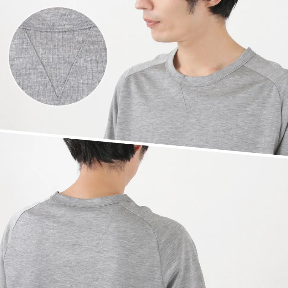 RE MADE IN TOKYO JAPAN / Viscose knit wide T-shirt