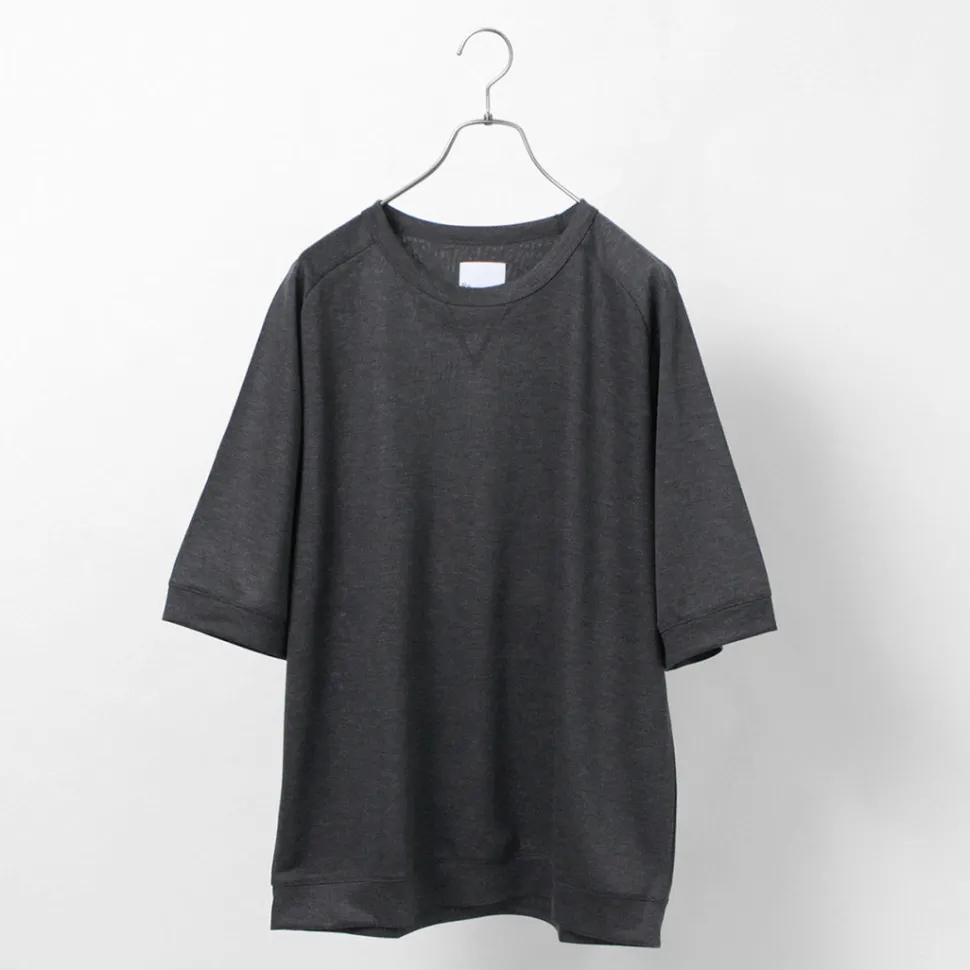RE MADE IN TOKYO JAPAN / Viscose knit wide T-shirt