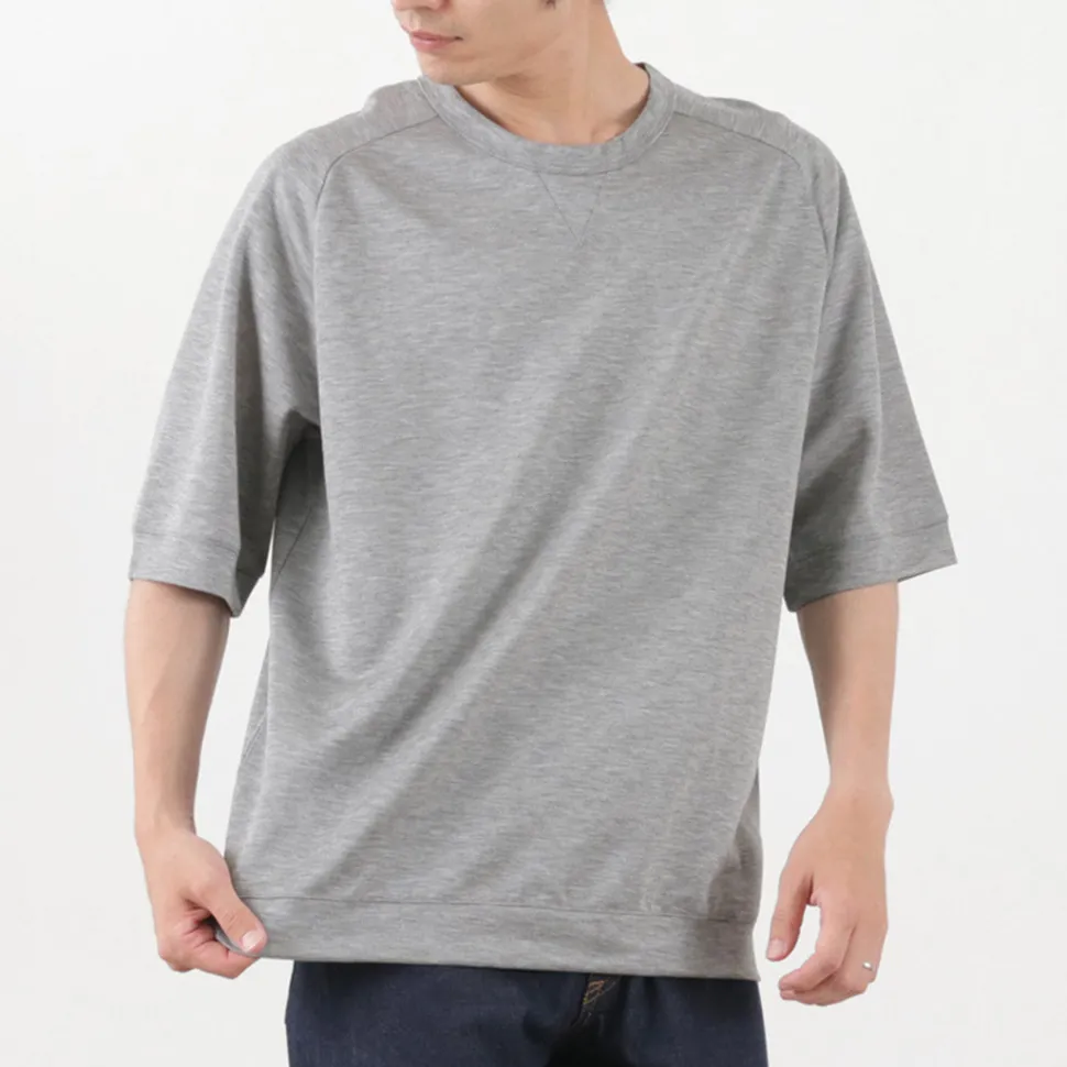 RE MADE IN TOKYO JAPAN / Viscose knit wide T-shirt