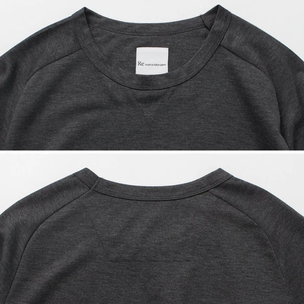 RE MADE IN TOKYO JAPAN / Viscose knit wide T-shirt