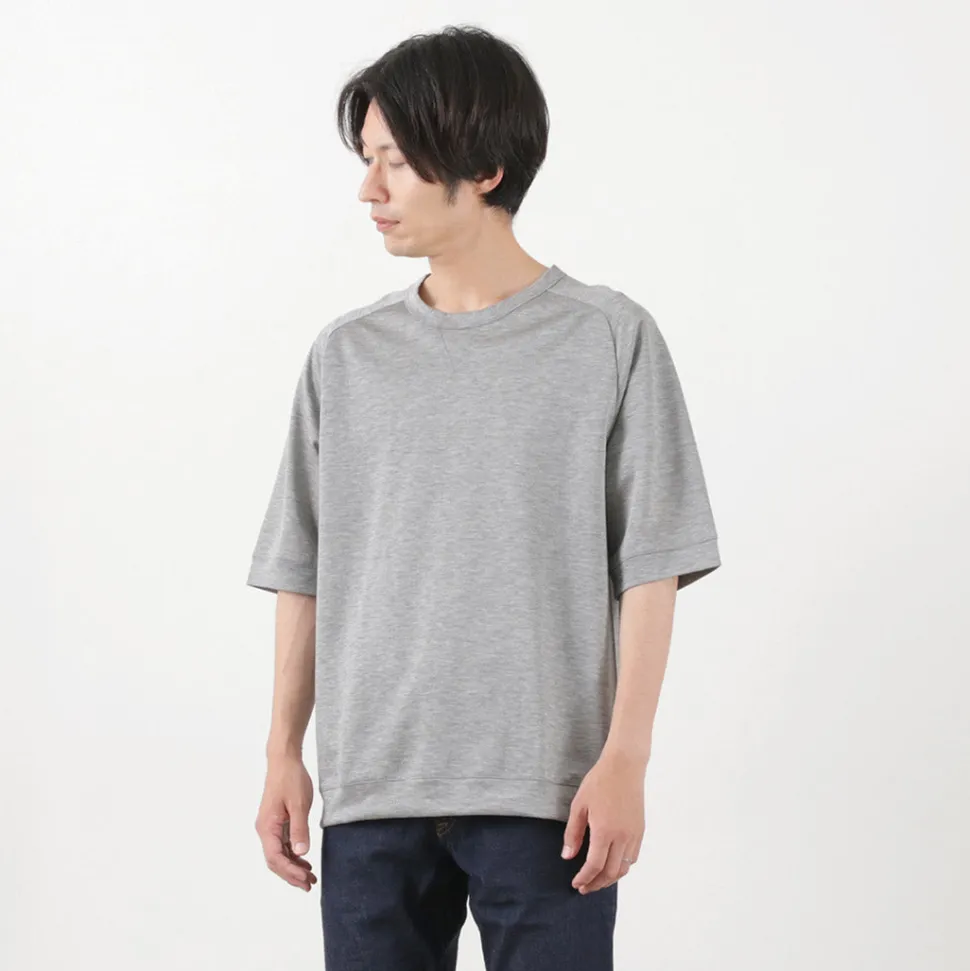 RE MADE IN TOKYO JAPAN / Viscose knit wide T-shirt