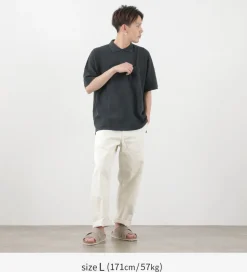 REMI RELIEF / 16/- raffia seed stitch T-Shirt