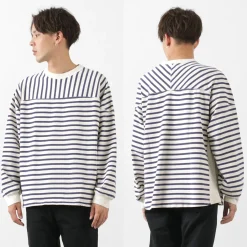 REMI RELIEF / 16/2 stripe FOOTBALL LONG T