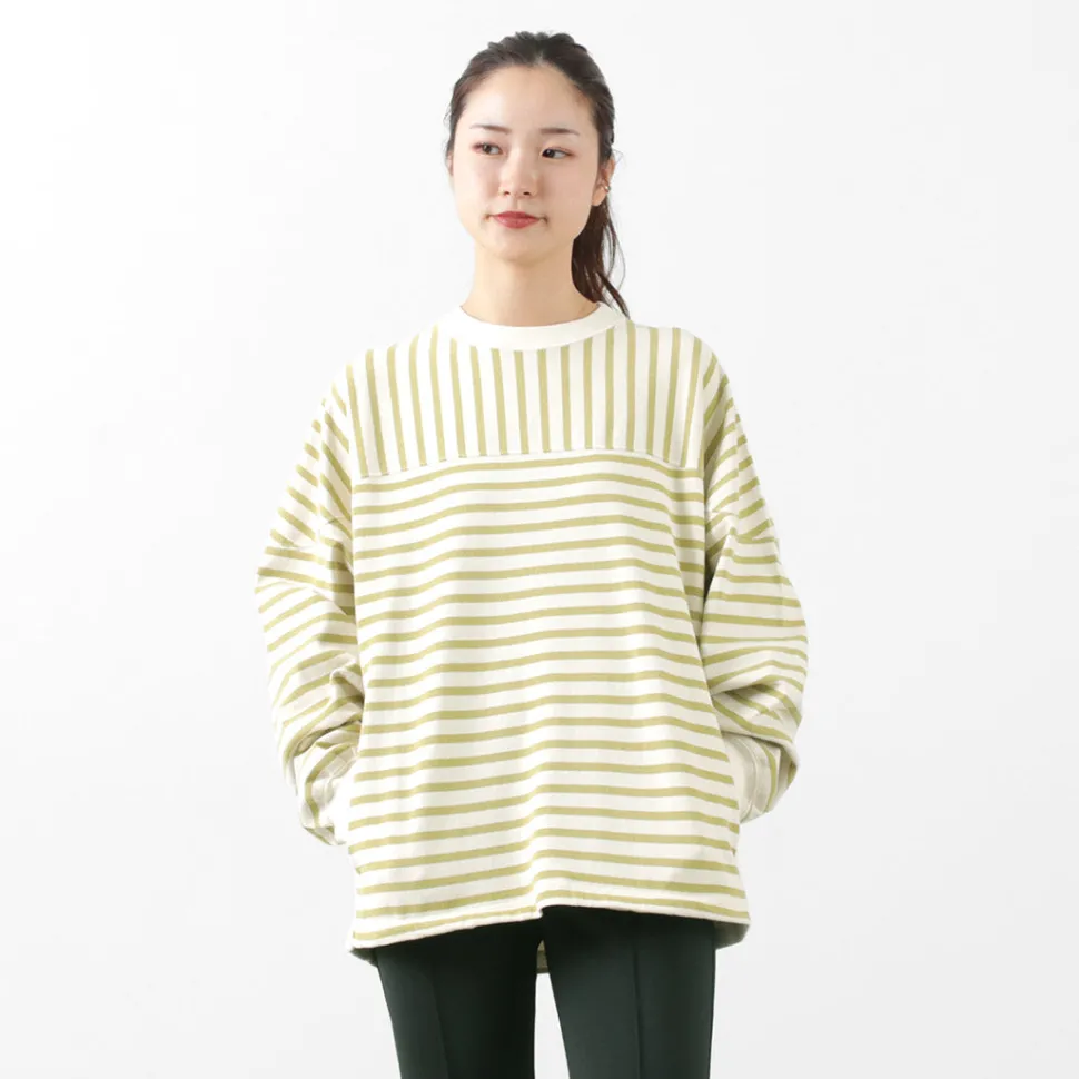 REMI RELIEF / 16/2 stripe FOOTBALL LONG T