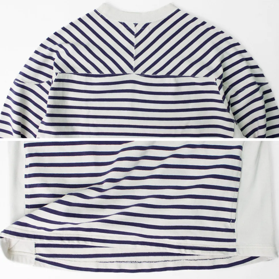 REMI RELIEF / 16/2 stripe FOOTBALL LONG T