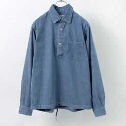 REMI RELIEF / Denim Pullover Shirt