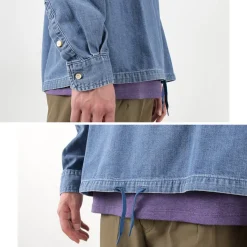REMI RELIEF / Denim Pullover Shirt