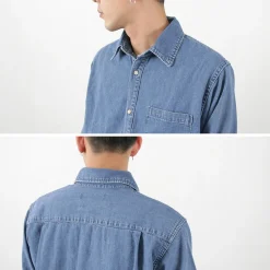 REMI RELIEF / Denim Pullover Shirt